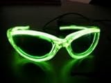 62404 Night Glo Eye Glasses Tealライトエフェクト