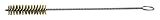 Weiler 21221 Hand Tube Brush, Double Stem/Double Spiral, 3/16', 0.03' Brass Wire Fill, 1-1/2' Length