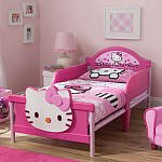 Hello Kitty 3D Toddler Bed - Pink by Hello Kitty 3D Toddler Bed - Pink