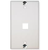 icc-wall plate- phone- flush- 1-port-ホワイト