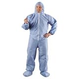 a65フード&ブートflame-resistant Coveralls、ブルー、3 x l、21 /カートン
