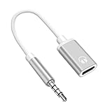 Type-C To 3.5mm 変換アダプタ 平型プラグ設計 オーディオジャック変換ケーブル 非圧縮伝送 軽量PE素材 車載用・スマホ接続 携帯音楽聴解 男女兼用 マルチメディア視聴用イヤホンオーディオアダプタケーブル