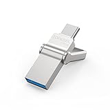 TOPESEL USBメモリ128GB Type-Cメモリー 2in1 Type-C + USB A(USB3.2 gen1) USBメモリー デュアル高速メモリ スマホメモリー OTG タイプC USBフラッシュドライブ スマホ/Windows/ノートパソコン対応