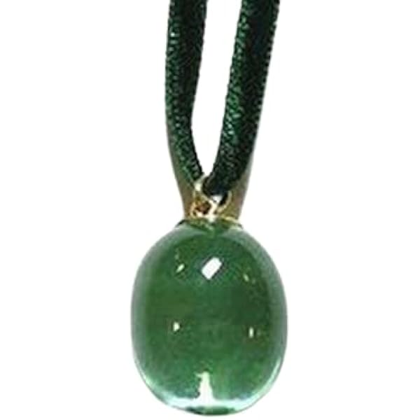 超美品☆バカラ シルバー925 クリスタルペンダント エメラルドブルー