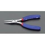 エスコ 140mm精密用プライヤー(ESD/丸/バネ付) EA537T-1