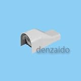 外山電気 コンビネーションコネクター 見切り縁ノック付き A型 ホワイト 《メタルモール付属品》 M150