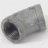Elbow 45deg Black 1-1/2 by WORLDWIDE SOURCING