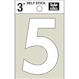ホワイトビニールダイカットself-stick Numbers