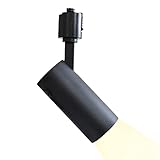 VENTOTA スポットライト LED ダクトレールライト 電球色 1000lm ダクトレール用 スポットライト ライティングレール 照明 レール 角度可動 レールライト照明 Faro 10W 1個 BK 黒 vo417233