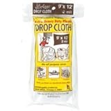 Cloth Drop Plastic 2mil 9x12ft [並行輸入品]