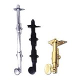 8インチSolid Brass Heavy Dutyサーフェスボルトサテンニッケル仕上げ