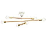 インターフォルム シーリングライト LT-3530WH アストルバウム 電球なし・別売 ホワイト 北欧 真鍮 ゴールド