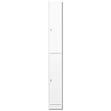 アルファタカバ 限られたすき間を有効活用2.5cm刻み選べるランドリーチェスト(扉+扉) 隙間収納幅22.5cm(幅225mm)クリア扉タイプ