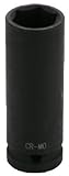 APEX TOOL GROUP-ASIA 455284 Master Mechanic 1/2" Drive 6 Point Deep Impact Socket, 18mm [並行輸入品]