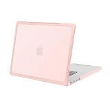 MOSISO 対応機種 MacBook Pro 16インチ ケース M5 2026 2025-2021発売 A3429 A3428 M4 M3 M2 M1 A3403 A3186 A2991 A2780 A2485、ソフト TPU フレーム バンパー 割れ防止 指紋防止 プラスチック ハードシェルカバー(ピンク)