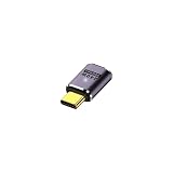 安心の日本企業 USB-C オス メス 変換アダプタ USB4 Thunderbolt 3 40Gbps PD 240W 5A 8K@60Hz 4K@60Hz 高速通信 映像出力 データ転送 高速転送 急速充電 充電 ストレート L字 小型 90°Type-C タイプC 変換アダプター 延長コネクタ uc240 (Bタイプ, １個)