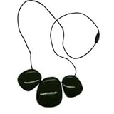 Troika Necklace - Silicone (Teething/Nursing) (Smoke Black) by Jellystone [並行輸入品]