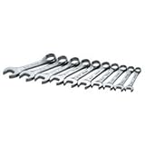 SKハンドツール86240 10pc Stubbyメトリックレンチセット10 mm-19 mm