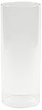 High Quality Clear Glass Hurricane Candle Holder Vase, 10-Inch