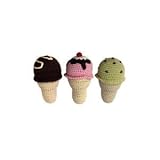 Cheengoo – Organic Baby Rattle – IceクリームCone