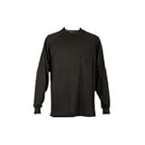 カジメイク COOL COMFORT 長袖ローネックシャツ ブラック 3L 6701913L