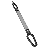 万能レンチ モンキーレンチ ダブルエンドスパナ 省力 薄型 軽量 作業工具 車修理(銀)