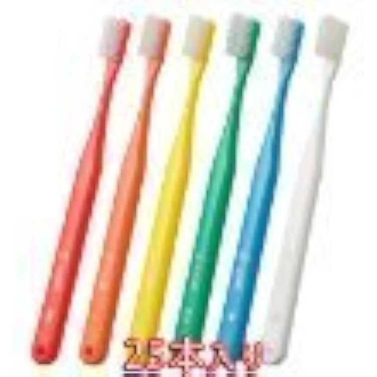 送料無料 24時間以内発送 タブラ フルセット Amazon | オーラルケア キャップなし タフト24 歯ブラシ × 25本入 M