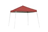 ShelterLogic 22556 10x10 SL Pop-up Canopy Red Cover Black Roller Bag