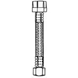Plumb Pak PP23843 1/2" Compression by 7/8" Ballcock Stainless Steel Easy Faucet Supply Tube for Toil