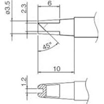 (未使用･未開封品)　白光 コテ先 溝付 T12-1612 はんだこてコテ先 wyeba8q Amazon | 白光(HAKKO) コテ先 溝付 T12-1612 はんだこてコテ先