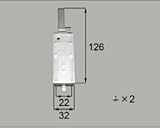 LIXIL部品 窓・サッシ用部品 錠 雨戸：雨戸錠(H66以下・上下兼用錠)[C1X07] シルバー[C1X07]
