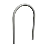 亜鉛メッキPlusスチールバイクラック – Fits 2 Bikes – Ingroundマウント – グレー/シルバー