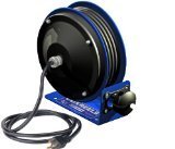 Coxreels PC10-3016-F Compact efficient heavy duty power cord reel with a duplex G.F.C.I. metal indus