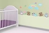 Nursery Rainbow Wall Decal Sticker 28 x 20in [並行輸入品]