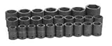 Grey Pneumatic 8026M 0.75 in. Drive 26 Piece Metric Master Set 19-50 mm