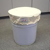 ノーブランド品 20Lペール缶用 保護キャップ カラー+透明色 c1aシルバー(標準色)