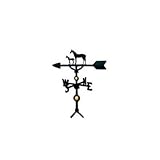 Montague Metal Products WV-355-GB 300 Series 32 In. Deluxe Gold Mare & Colt Weathervane
