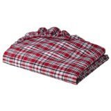 Plaids and Stripes Boys Red Plaids Crib Sheet [並行輸入品]