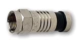 プラチナツール28001j F圧縮コネクタ、rg6qニッケル75 / Jar ,パックof 75 by Platinumツール