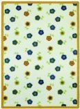 Joy Carpets Kid Essentials Infants & Toddlers Round Awesome Blossom Rug Bold 7'7 [並行輸入品]