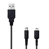 DS Lite/DSi / 3DS / 2DS 用 2in1 USB 充電ケーブル 1.2m New3DS New2DS 対応 マルチケーブル 任天堂 ニンテンドー 互換品