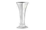 Deco 79 Aluminum Nickel Flower Vase, 19 by 9-Inch [並行輸入品]