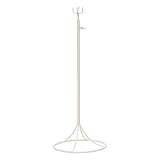 ネイチャーデザインズ デコレーション資材 フライングリーススタンド ホワイト φ15×H38~60㎝ ND040416-zzz