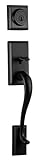 クイックセット800helip-514 Hawthorne Single円柱Exterior Handleset Ironブラック仕上げ