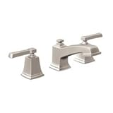 Moen t6220 Boardwalk Widespreadバスルーム蛇口withメタルポップアップ排水アセンブリ、 T6220SRN