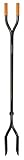 Fiskars 60 Inch Steel Posthole Digger [並行輸入品]