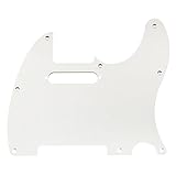 Musiclily Ultra 8穴 アノダイズドアルミニウム製 TLギターピックガード アメリカン/メキシカンFender Teleテレキャスターエレキギター用、 オリジナルカラー