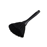 エレコム クリーナー ブラシ 除電ブラシ マグネット付き 帯電防止繊維 回転タイプ 毛質 2WAY ウォッシャブル ほこりとり ブラック KBR-AM021AS