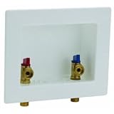 2-Valve Center Outlet Washing Machine Box-2-VALVE OUTLET BOX (並行輸入品)