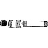 Southland Pipe Nipple20410Black Iron Pipe Nipple-1/2X6 BLACK NIPPLE (並行輸入品)